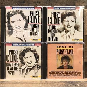 Patsy Cline CD Collection Lot Of (4) Used Compact Disks *Nice Assortment*